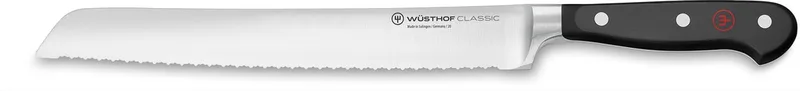 Classic Broodmes Met Precisie Dubbele Kartel 23 cm by Wüsthof in Black – product photo