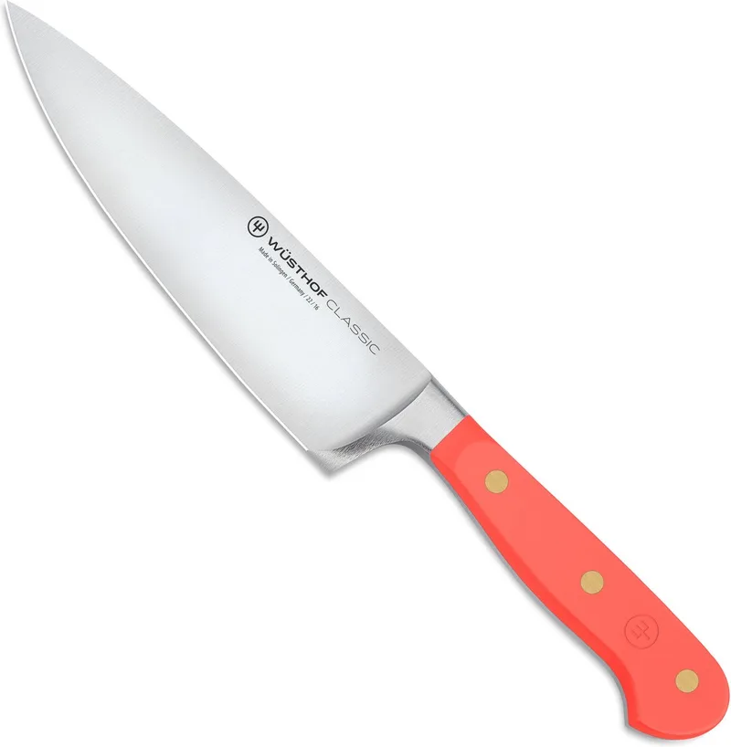 Classic koksmes 16 cm de Wüsthof en Coral peach – photo produit