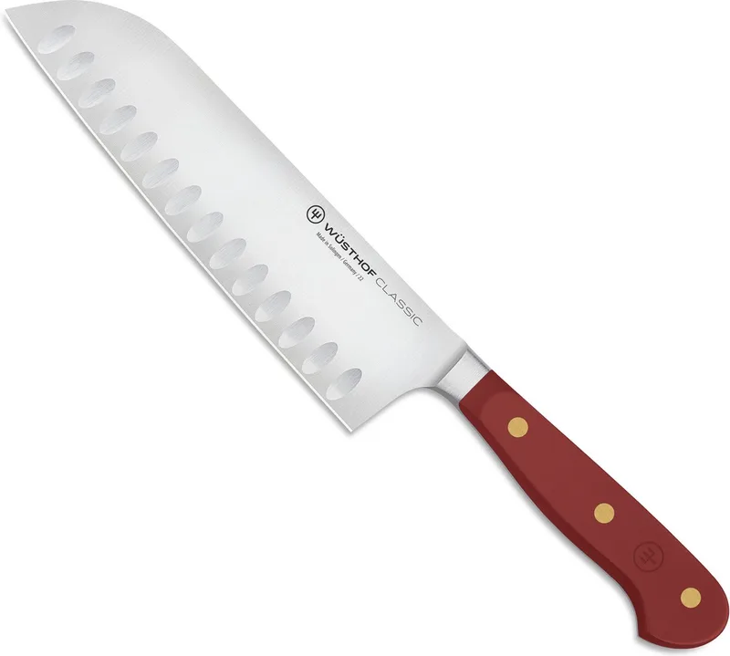 Classic Tasty Sumac Santoku von Wüsthof in Rot – Produktfoto