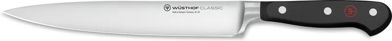 Classic Vleesmes 20 cm de Wüsthof en Noir – photo produit