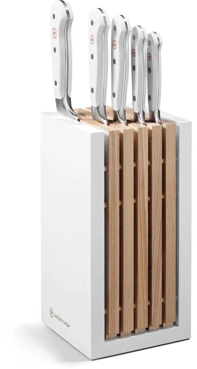 Classic White - Messenblok - 5 messen - RVS by Wüsthof in White – product photo