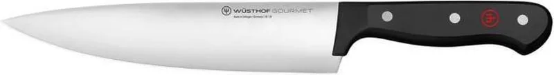 Gourmet Koksmes 20cm - Carbon/ - Vaatwasserbestendig - Wuesthof de Wüsthof en Rvs – photo produit
