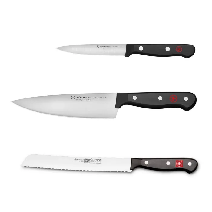 Gourmet - Messenset 3-delig fra Wüsthof – produktbillede
