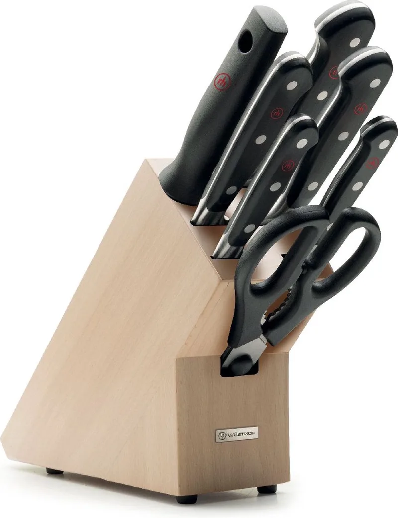 Messenblok Classic 8-Delig by Wüsthof in Black – product photo