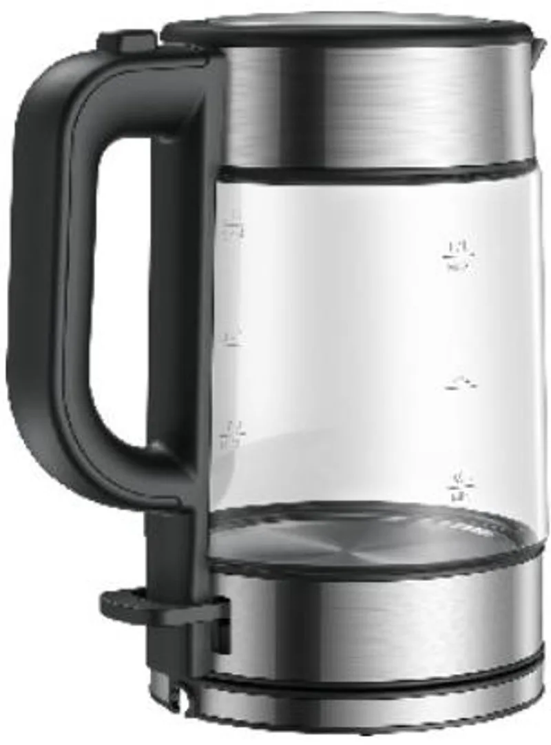 Electric Glass Kettle | Glazen waterkoker | 1,7L | 2200W snel koken | Borosilicaatglas | LED-indicator by Xiaomi in Black – product photo