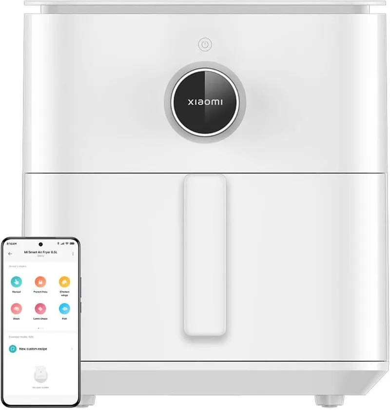 Smart Air Fryer 6,5L – XL Airfryer met 40–220°C en slimme bediening von Xiaomi in 6.5l Wit – Produktfoto 1 von 3