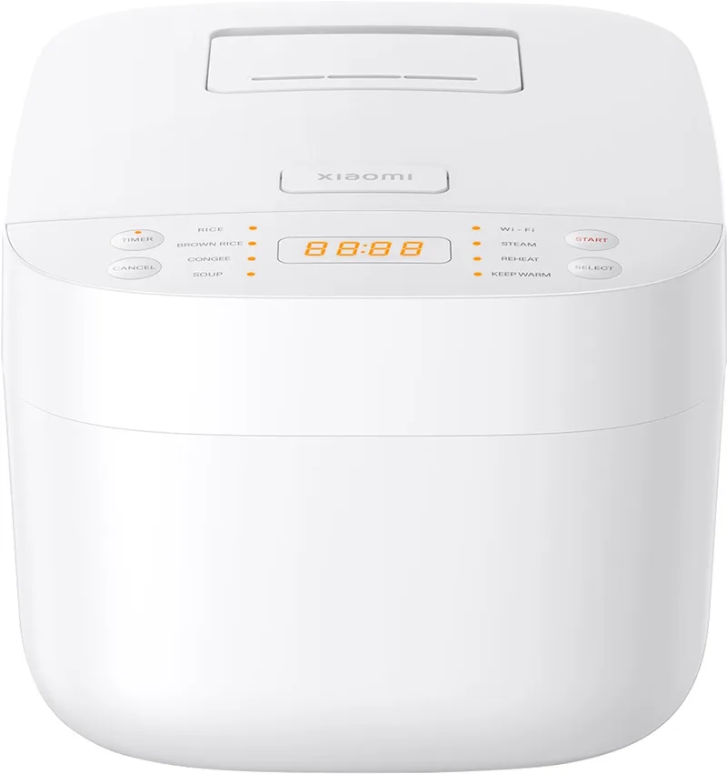 Smart Multifunctional Rice Cooker | Slimme rijstkoker | 3L | 8 kookfuncties | Xiaomi Home | 24-uurs timer | Warmhoudfunctie by Xiaomi in White – product photo