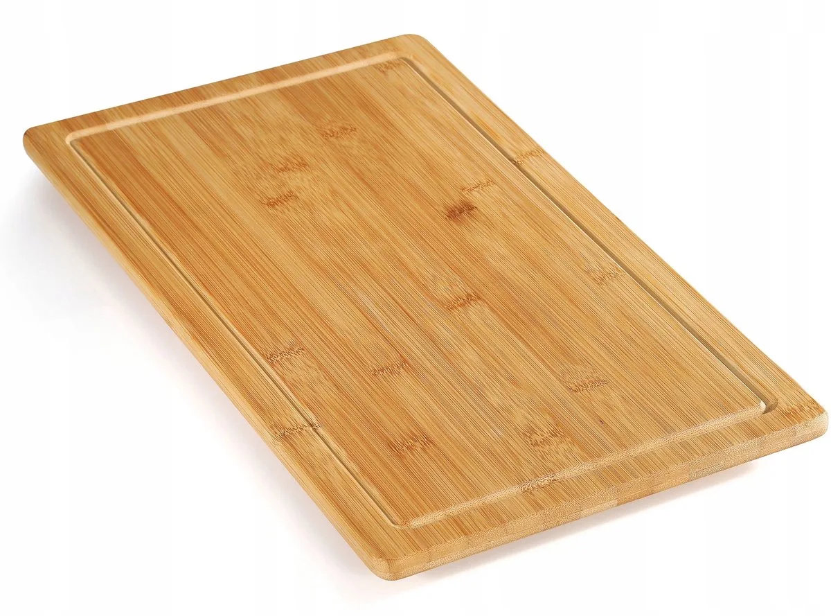 Bamboe Snij- en Serveerplank 49,5x28x3cm van Zassenhaus in Bruin – productfoto