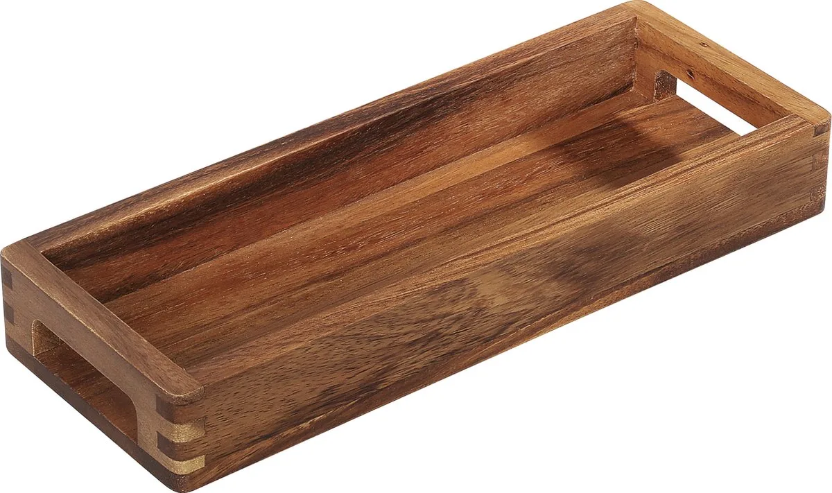 dienblad acacia 32×12×4 cm von Zassenhaus in Braun – Produktfoto