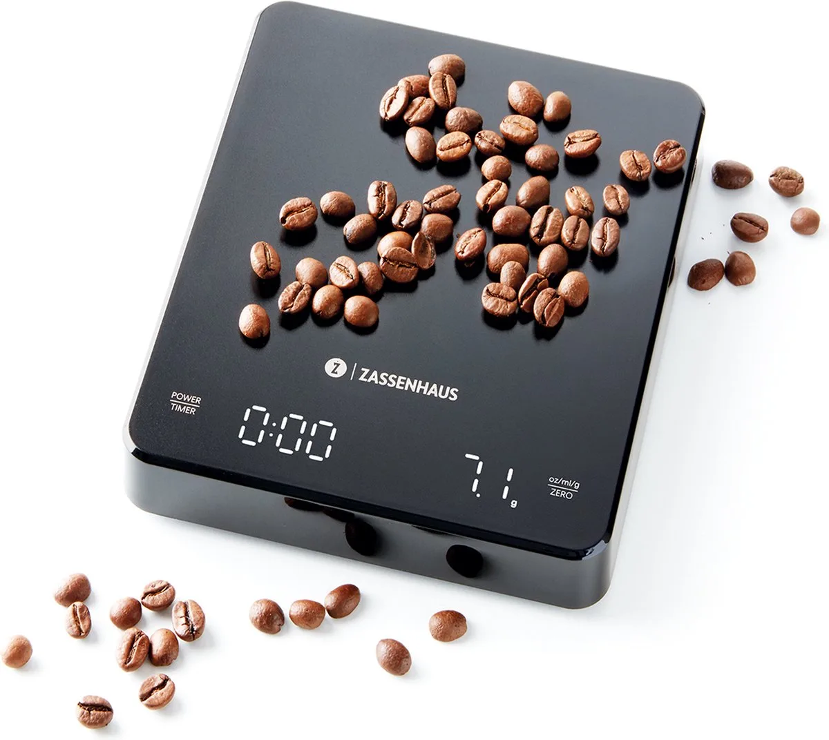 Digitale koffie weegschaal EXPERT Zassenhaus de Zassenhaus en Noir – photo produit