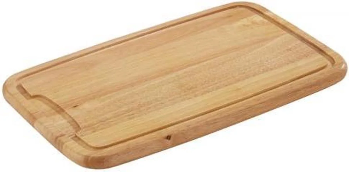 Houten trancheer- / snijplank met groef - 42 x 27.5 cm fra Zassenhaus i Brun – produktbillede