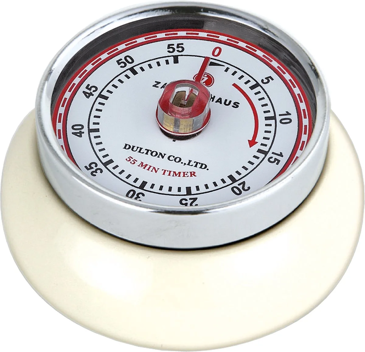 Magnetische kookwekker - creme - retro-collection van Zassenhaus in Wit – productfoto