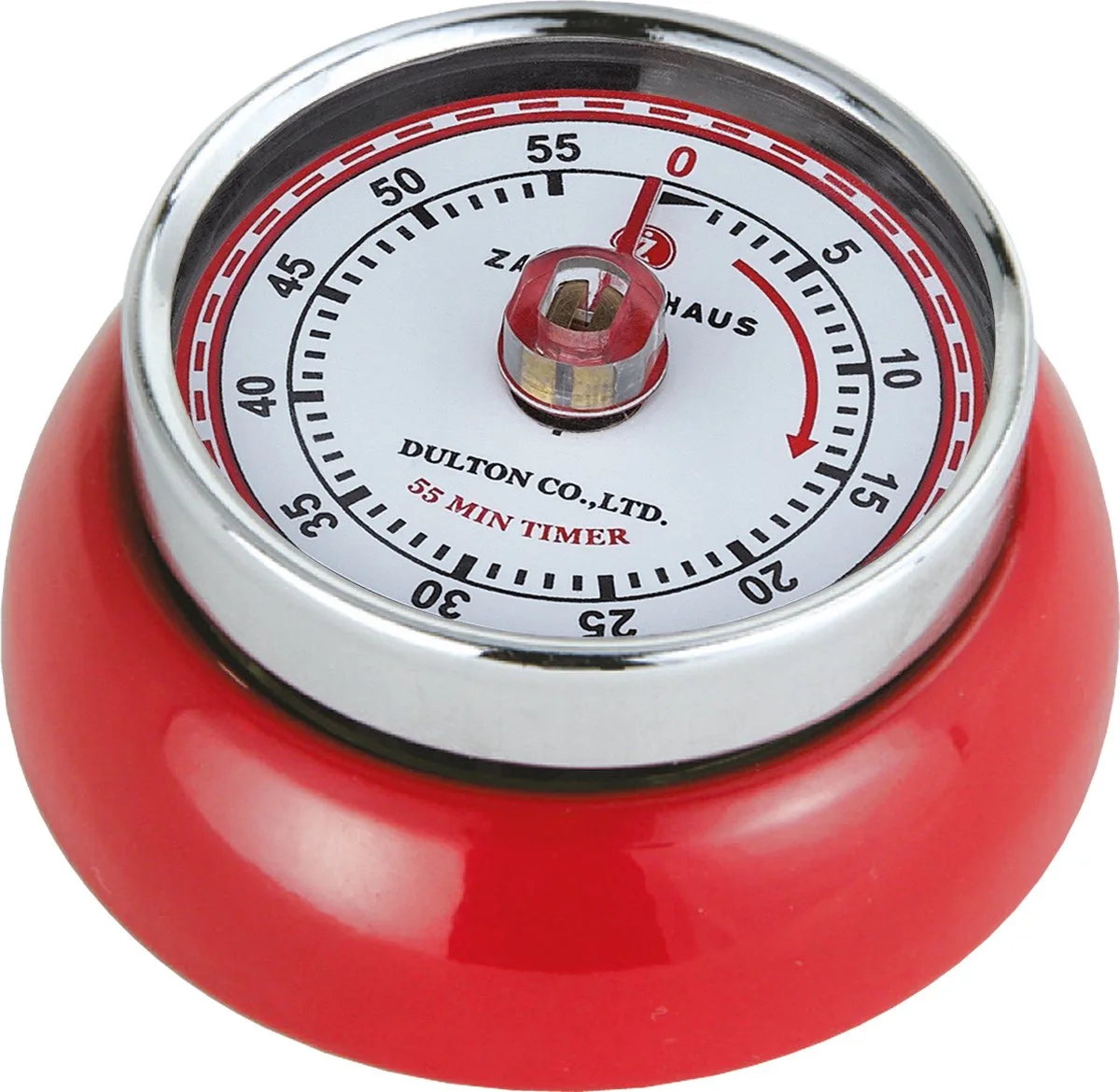 Magnetische kookwekker - retro-collection van Zassenhaus in Rood – productfoto