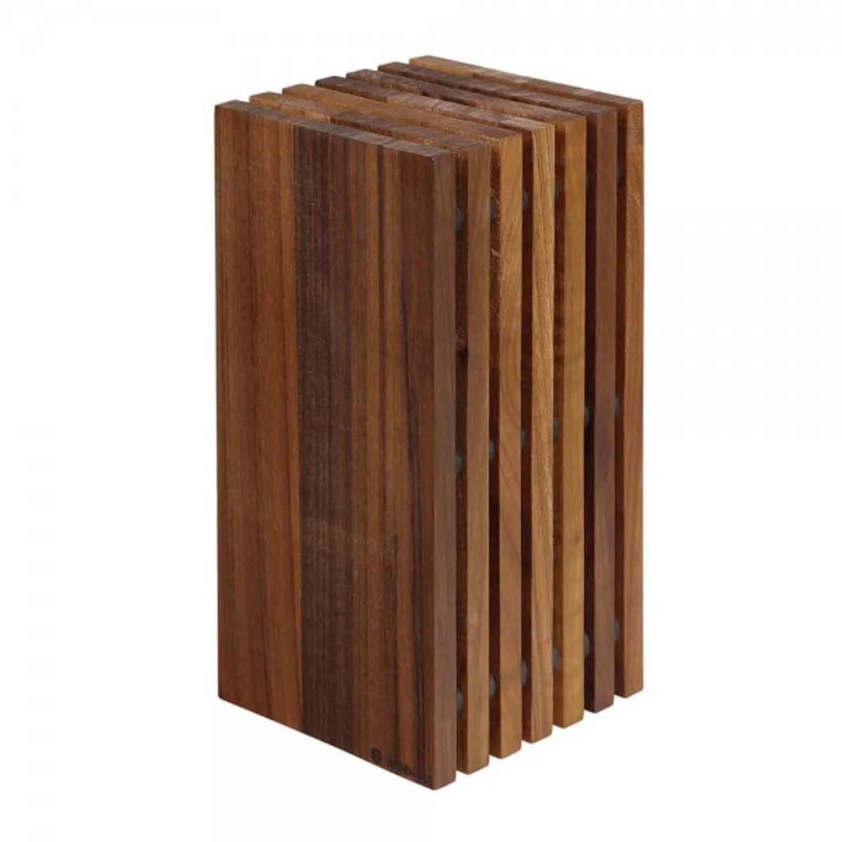 messenblok keukenmes walnoot 13 x 13 x 27 cm de Zassenhaus en Marron – photo produit