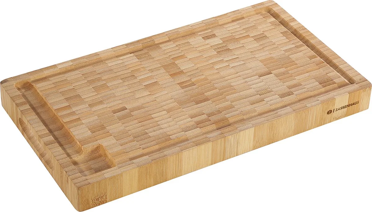 Snijplank 45x25x4cm ingelegd van Zassenhaus in Bamboe – productfoto