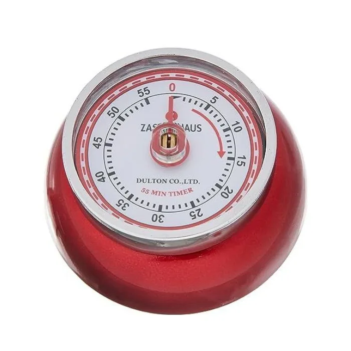 Speed - Retro-kookwekker 7x3cm rood metalic by Zassenhaus – product photo
