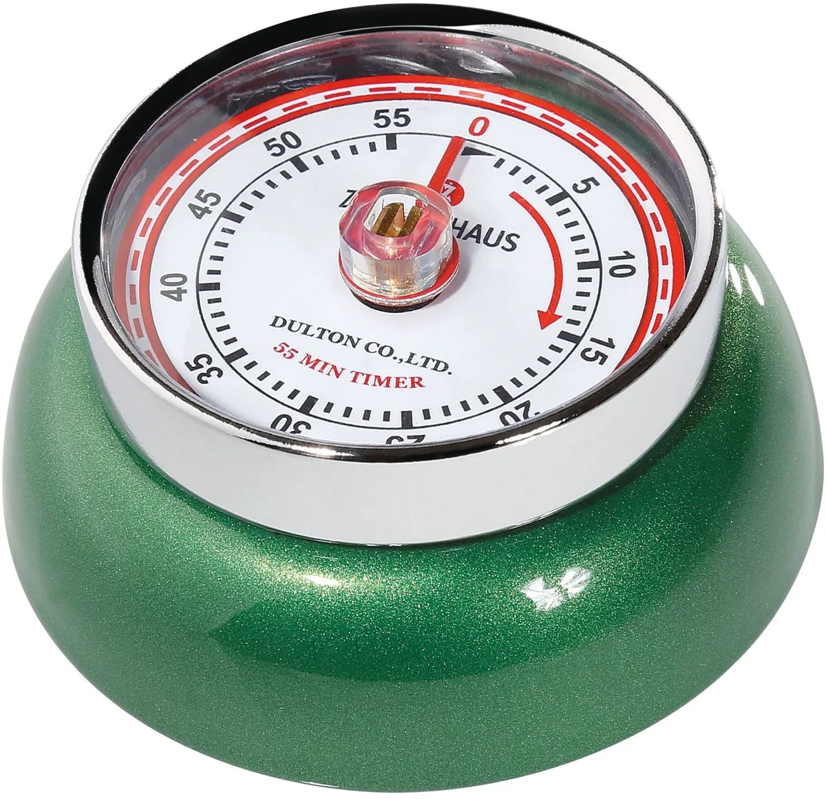 Timer Speed Kookwekker - Retro Look - Magnetisch van Zassenhaus in Racing green – productfoto