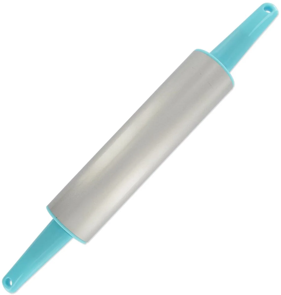 Anti-aanbak metalen deegroller 36 cm Zenker van Zenker in Grijs, Blauw, Roze, Geel – productfoto