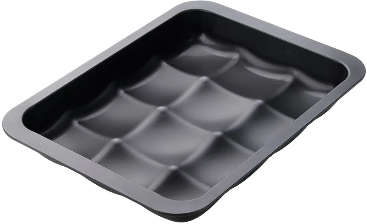 Bakvorm voor 12 mini broodjes of brioche 36 x 27 cm Zenker Black Metallic de Zenker en Noir – photo produit