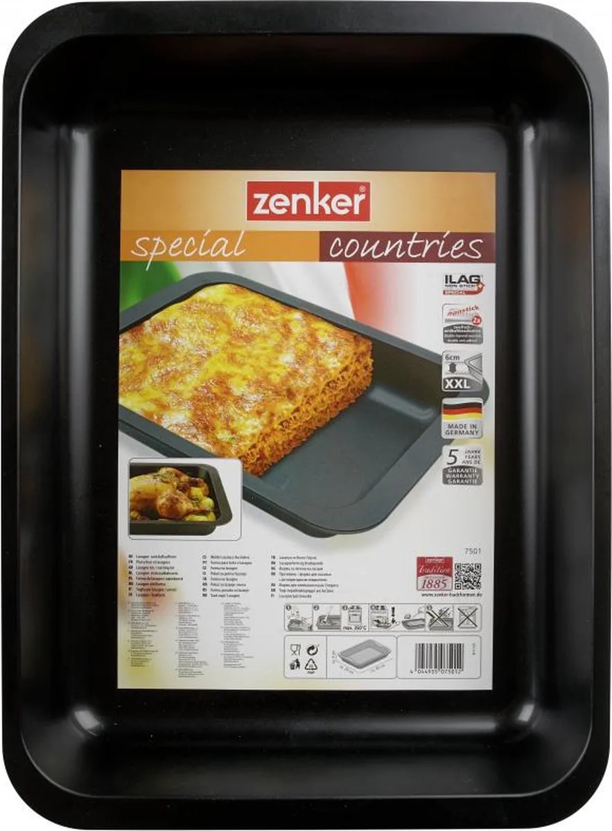 Braadslede 40x29x6cm Zenker special countries van Zenker in Zwart – productfoto