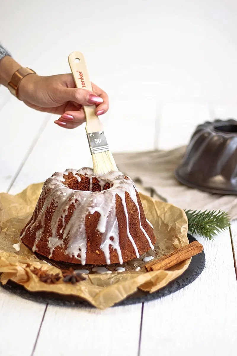 Keuken- en bakkwast 18,5 cm van varkenshaar Zenker Smart Pastry fra Zenker i Bruin hout – produktbillede