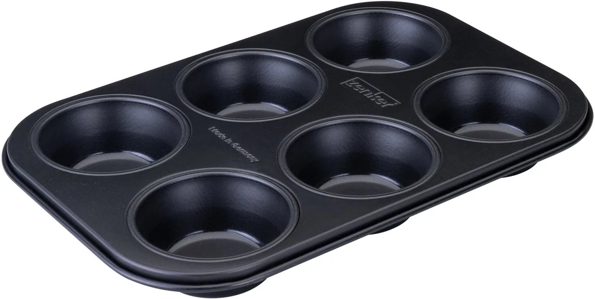 Muffinvorm 6 holtes 28 x 19 cm Zenker Perfect Black + de Zenker en Noir – photo produit