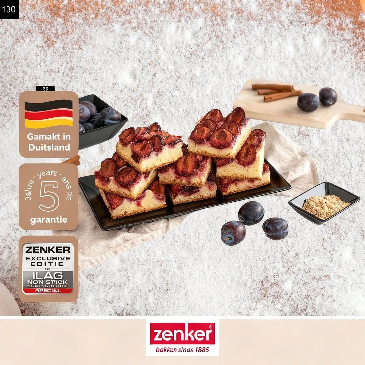 Ovenschaal rechthoekig 42 x 29 cm Zenker Black Metallic de Zenker en Noir – photo produit