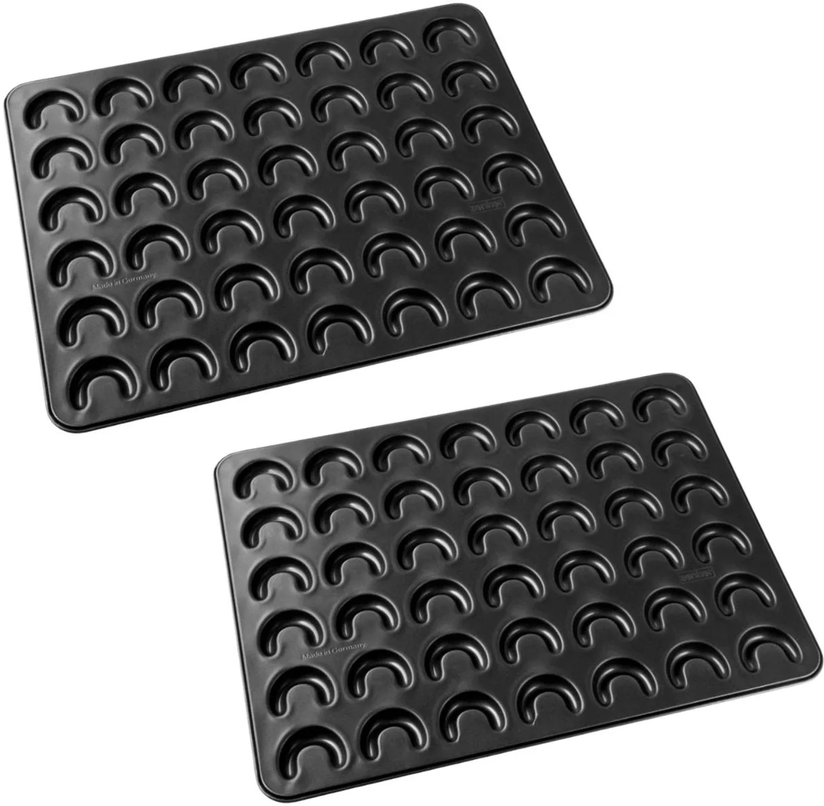 Set van 2 Bakvormen voor 84 kleine croissants 42 x 32 cm Zenker Special Creative de Zenker en Noir – photo produit