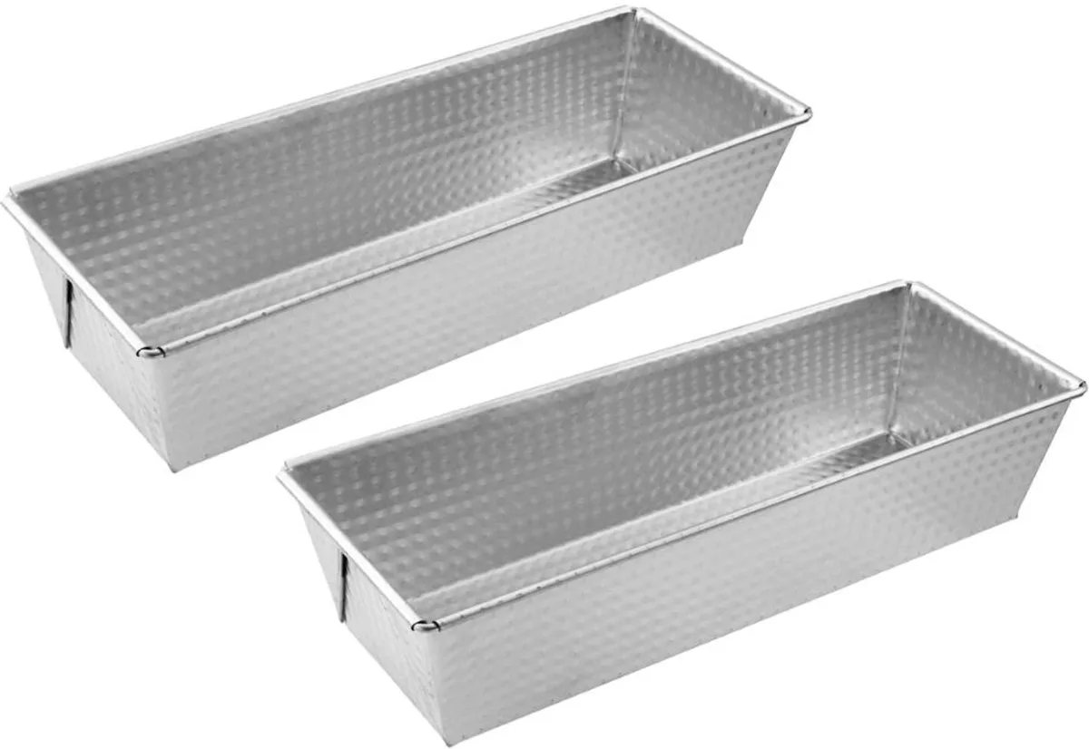 Set van 2 cakevormen 30 x 11,5 cm Zenker Silver von Zenker in Grau – Produktfoto