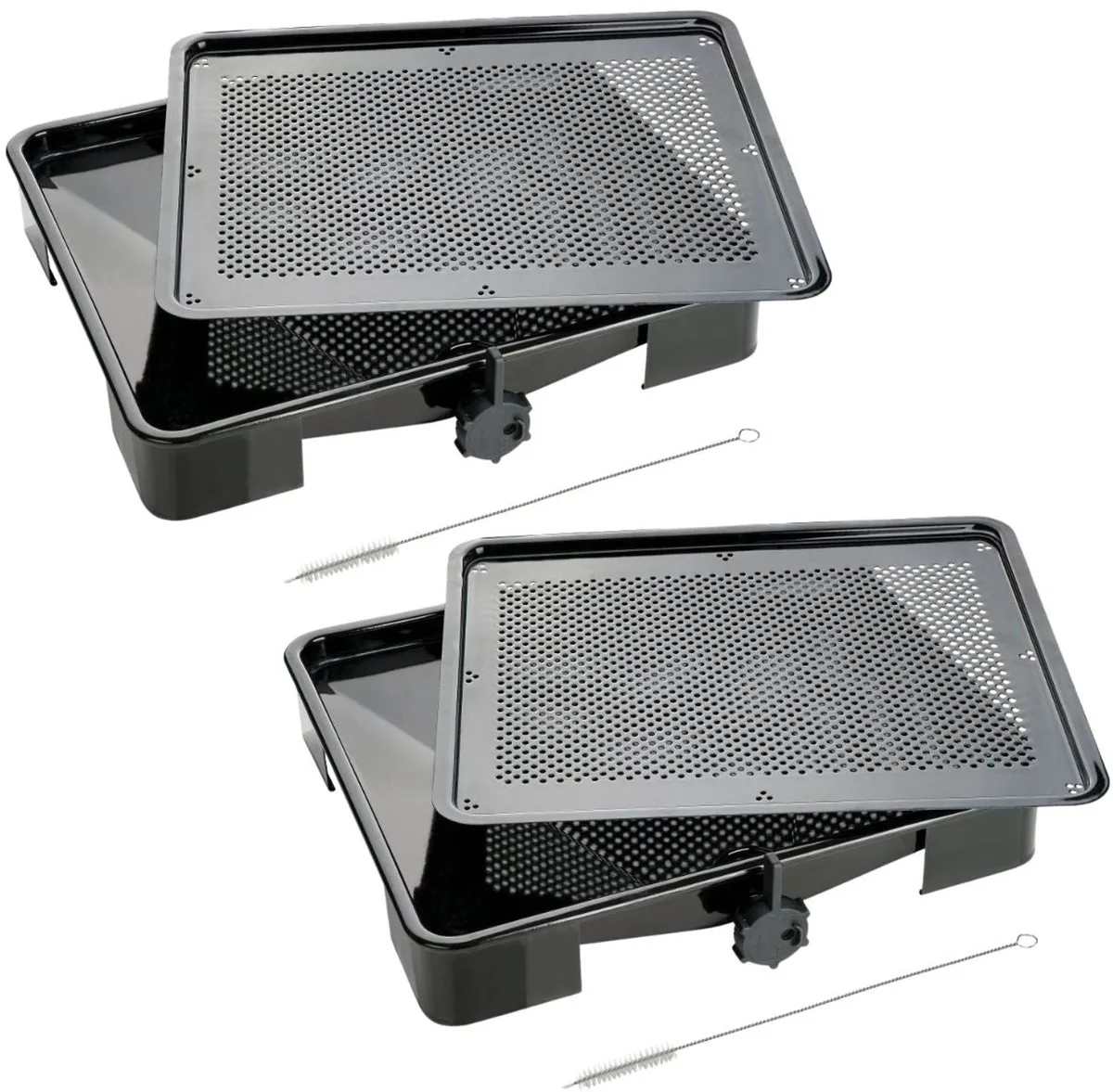 Set van 2 Ovenschalen voor braadstuk met 3 liter opvangbak voor jus 39 x 33 cm Zenker Special Cooking de Zenker en Noir – photo produit