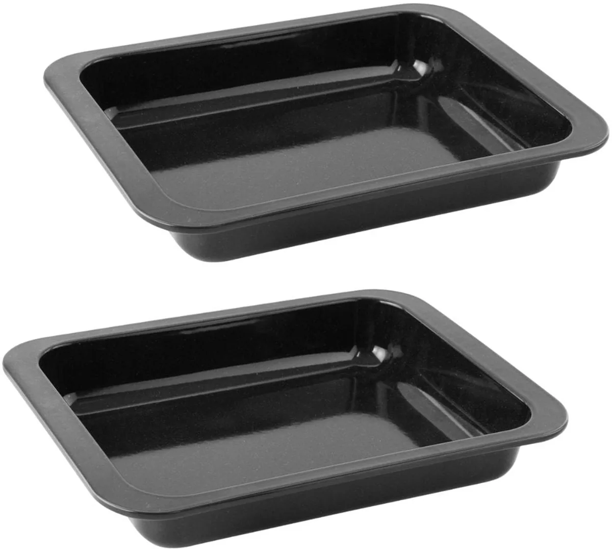 Set van 2 Rechthoekige ovenschaal 33 x 25 x 5 cm Zenker Special Cooking de Zenker en Noir – photo produit