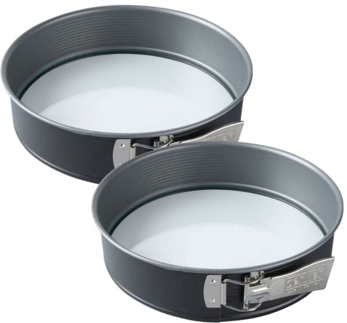 Set van 2 springvormen met glazen bodem 26 cm Zenker Energy de Zenker en Gris – photo produit