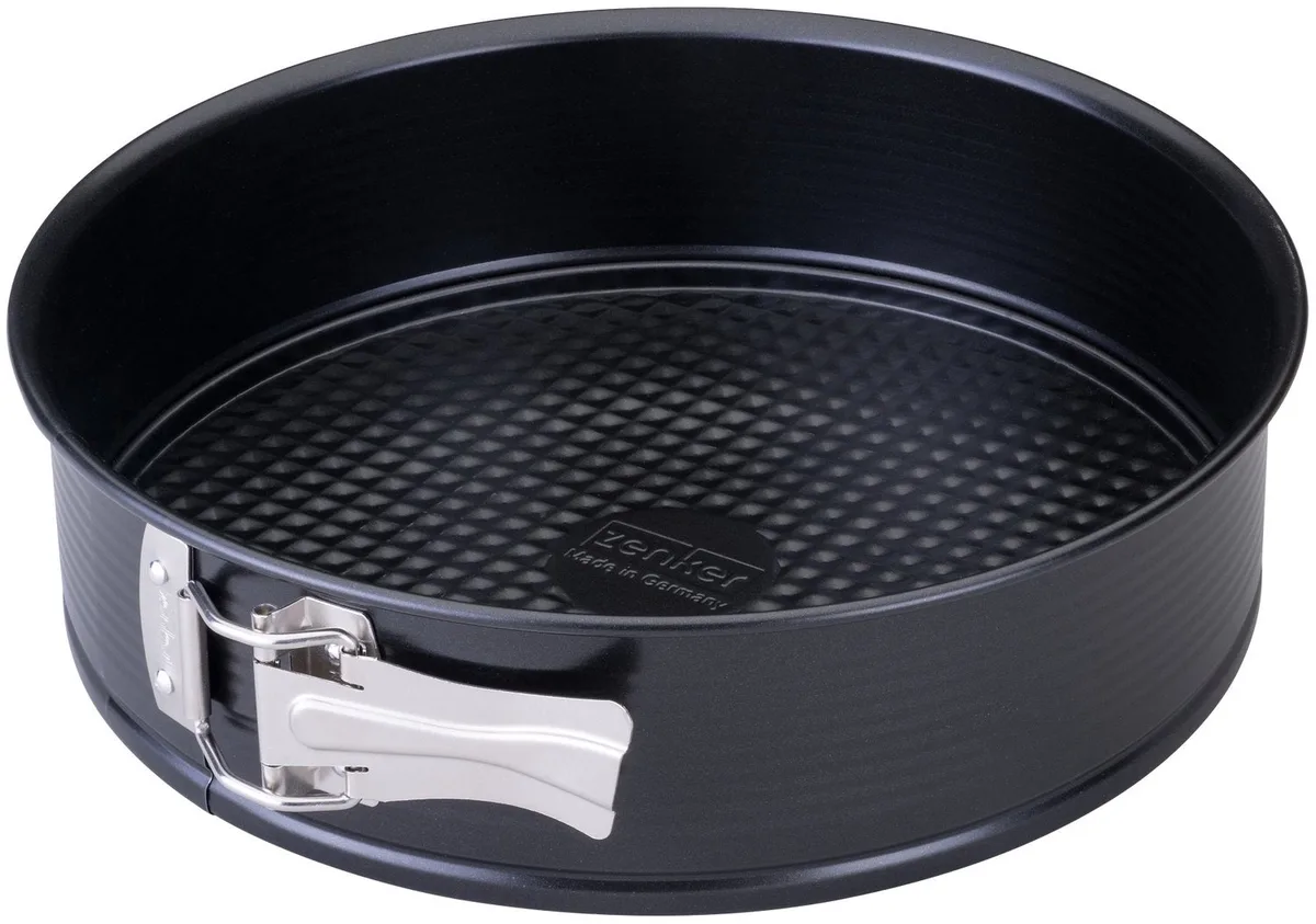 Springvorm met scharnier 24 cm Zenker PerfectBack+ van Zenker in Zwart – productfoto