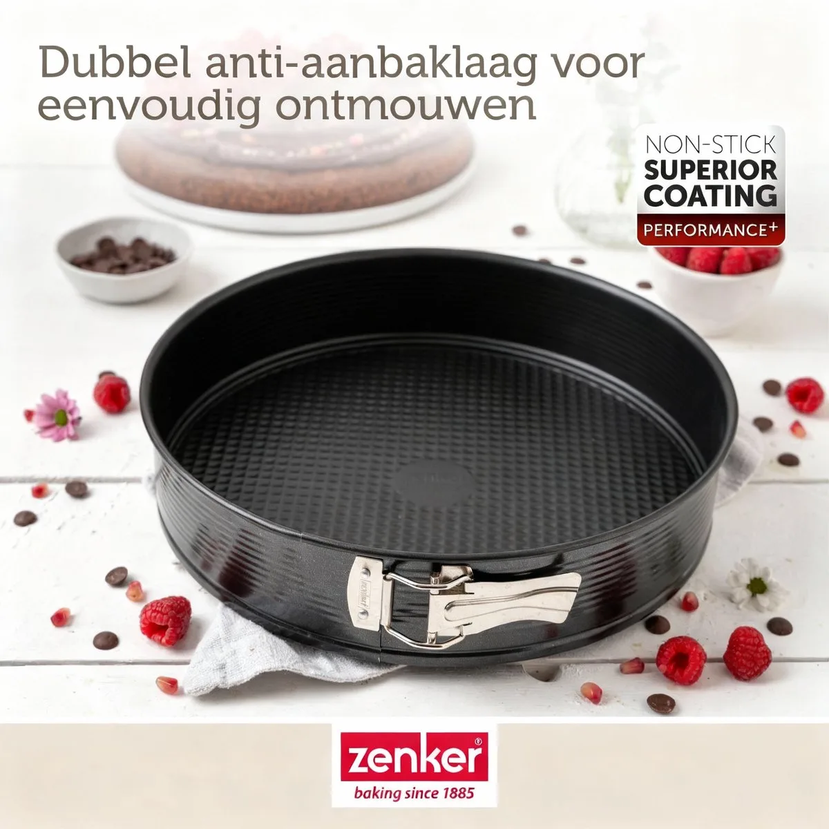 Springvorm met scharnier 30 cm Zenker PerfectBack+ by Zenker in Black – product photo