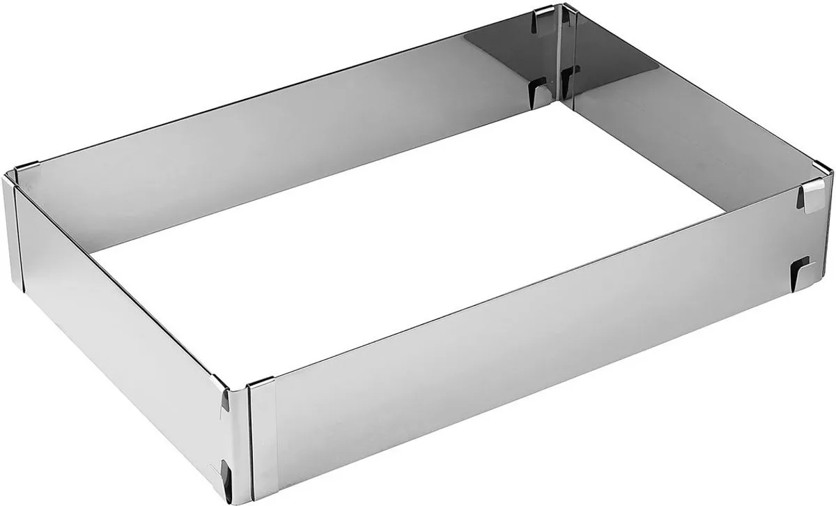 Verstelbare taartvorm 27 tot 52 cm Zenker Smart Pastry van Zenker in Roestvrij staal – productfoto