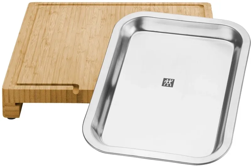 BBQ+ 2-in-1 snijplank met lade 39x20cm van Zwilling in Hout – productfoto