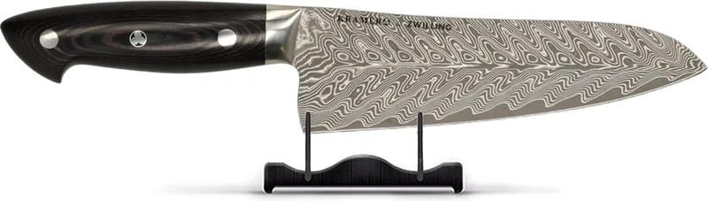 Bob Kramer Stainless Santoku 180 mm von Zwilling in Schwarz – Produktfoto