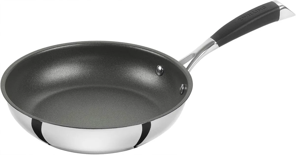Cornelia Poletto Koekenpan - 28 cm - Diamant Coating de Zwilling en Argent, Noir – photo produit