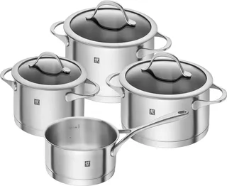 Essence 4-delige pannenset RVS by Zwilling in Roestvrijstaal – product photo 1 of 5