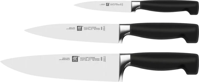 ****FOUR STAR 3-delige messenset by Zwilling in Black – product photo 1 of 6