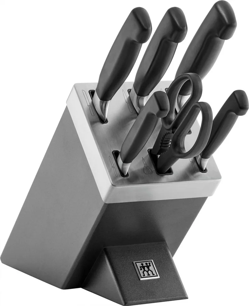 Four Star Serie - Messenset - Zelfslijpend Blok - 7 Stuks by Zwilling in Grey – product photo 1 of 6