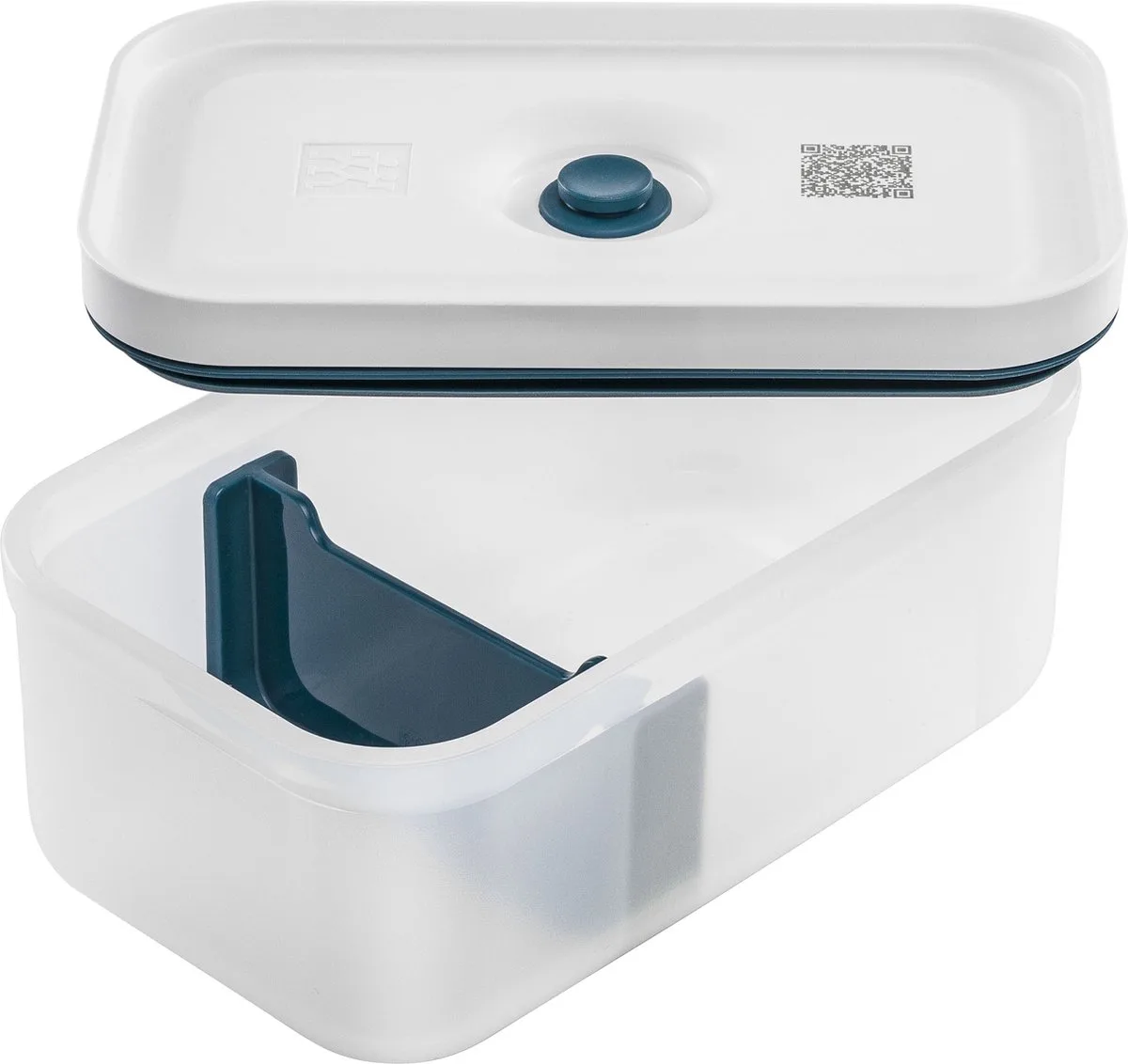Fresh & Save Vacuüm Lunchbox - Medium - La Mer - Semi-transparant - Plastic de Zwilling en Bleu – photo produit