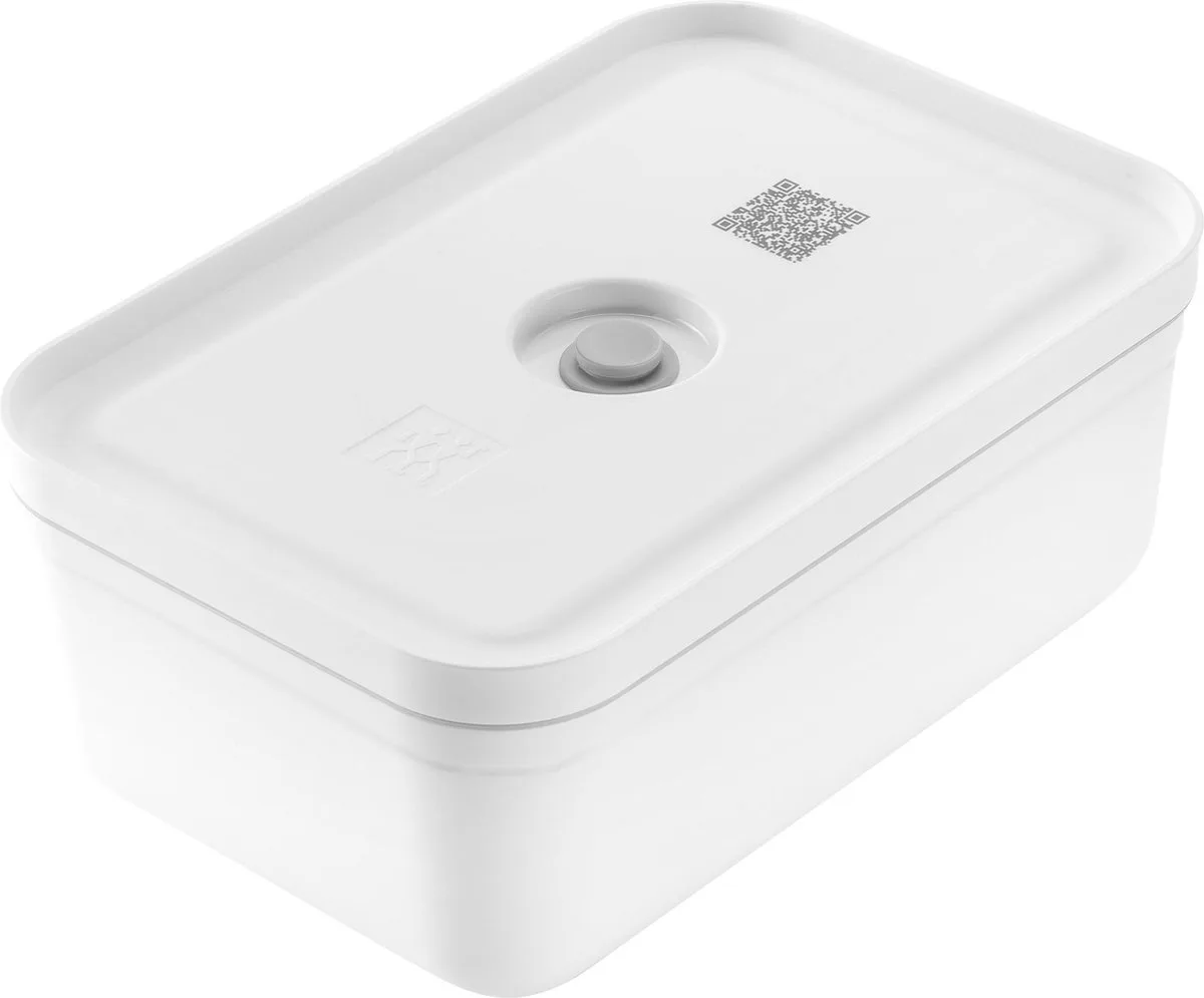 Fresh & Save Vacuüm Vershoudbakjes – Opbergdoos – Vacuüm Lunchbox met Deksel L 1300ml – Kunststof by Zwilling in White – product photo