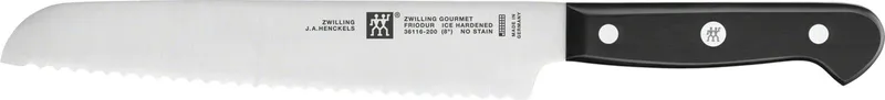Gourmet broodmes - 20cm - RVS by Zwilling in Black – product photo