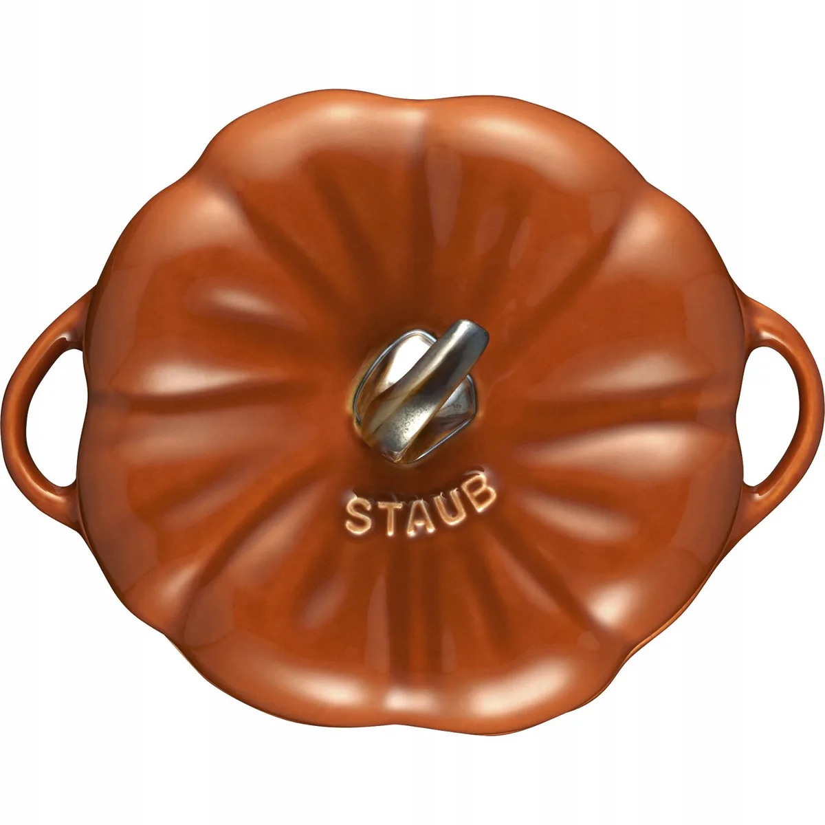 Merkloze Mini Cocotte Pompoen 500ml - Keramiek van Zwilling in Oranje – productfoto