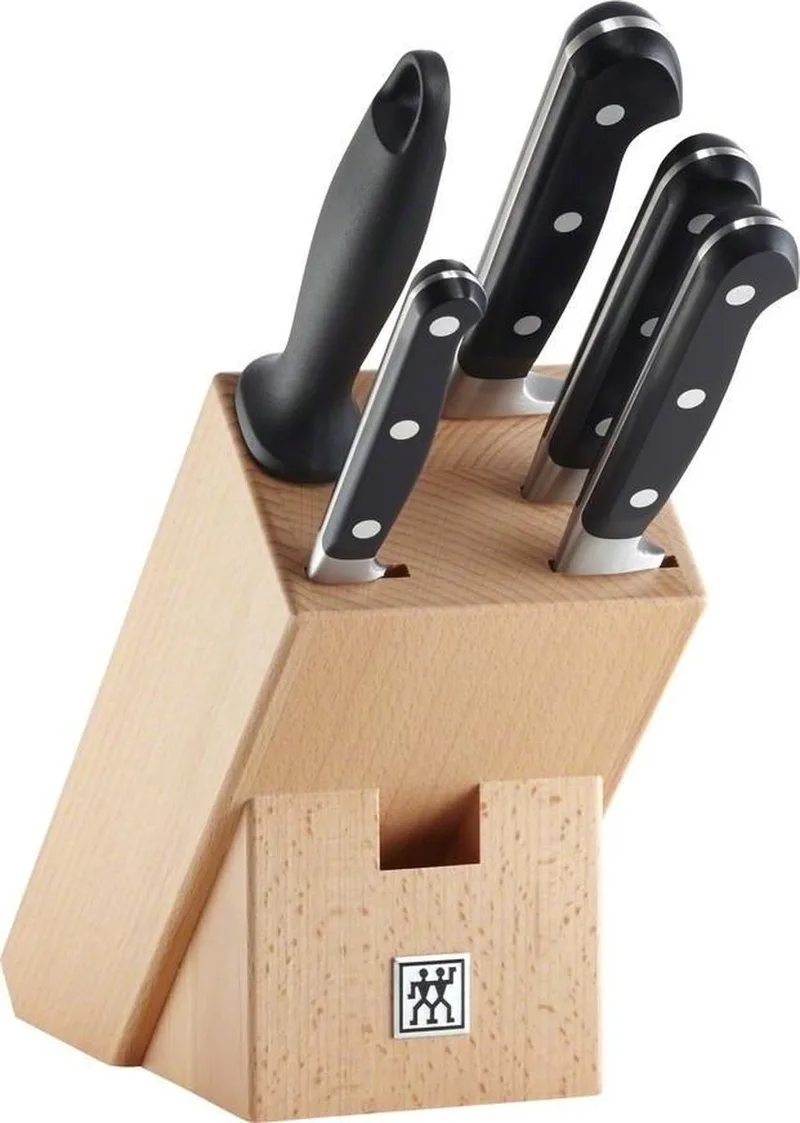 Messenset Professional "S" Messenblok 6 delig by Zwilling in Brown – product photo