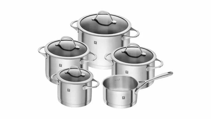 Pannenset Essence - 5 delige set van Zwilling in Zilver – productfoto 1 van 5