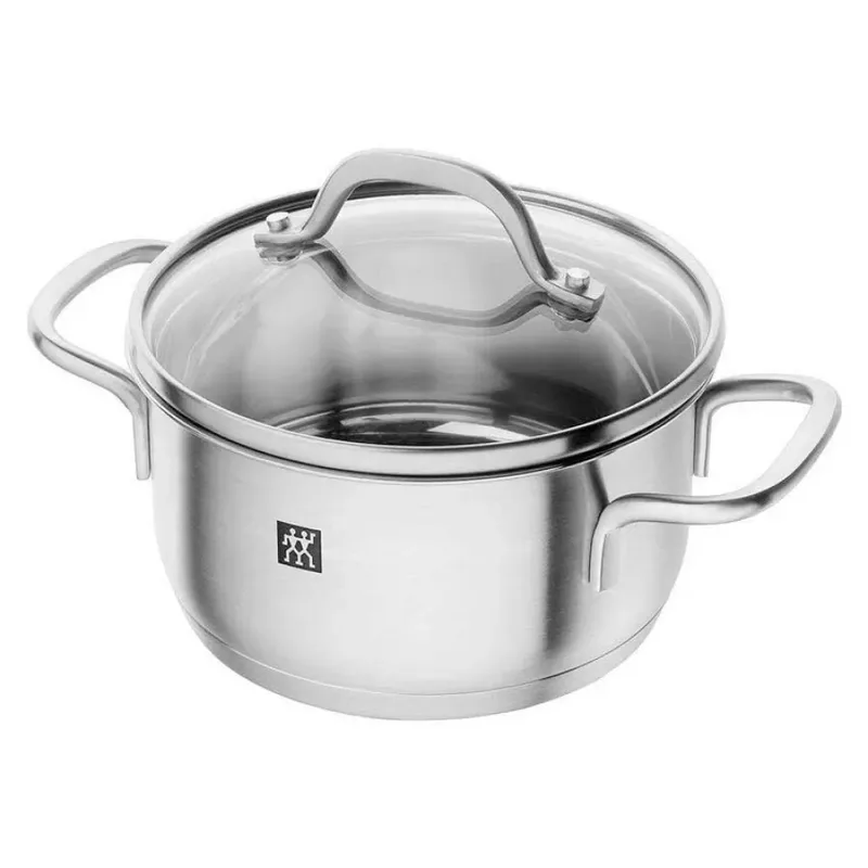 Pico Serie - Set van 3 Pannen en Koekenpan - Inductiegeschikt von Zwilling in Roestvrij staal – Produktfoto 3 von 6