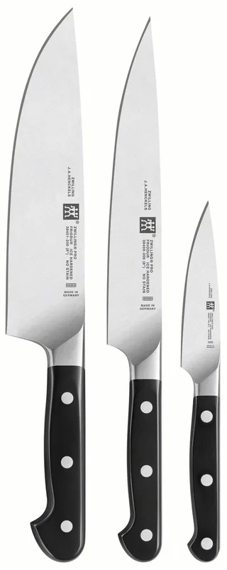 Pro 3-delige messenset van Zwilling in Inox – productfoto 1 van 4