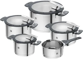 Simplify Pannenset RVS 5-delig van Zwilling in Zilver – productfoto 1 van 4